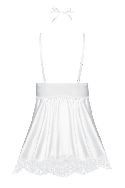 Eve chemise with mask white