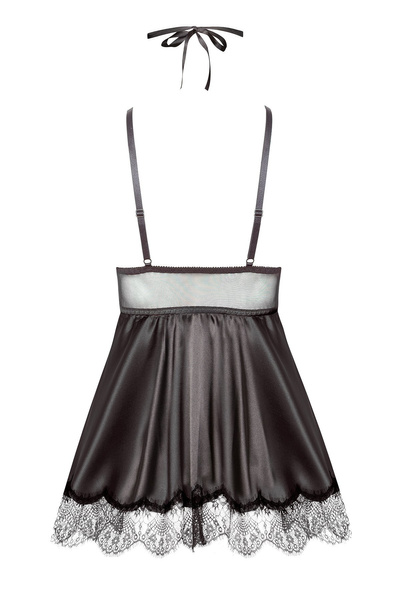 Eve chemise with mask black
